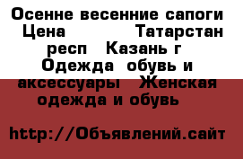 Осенне весенние сапоги › Цена ­ 2 099 - Татарстан респ., Казань г. Одежда, обувь и аксессуары » Женская одежда и обувь   